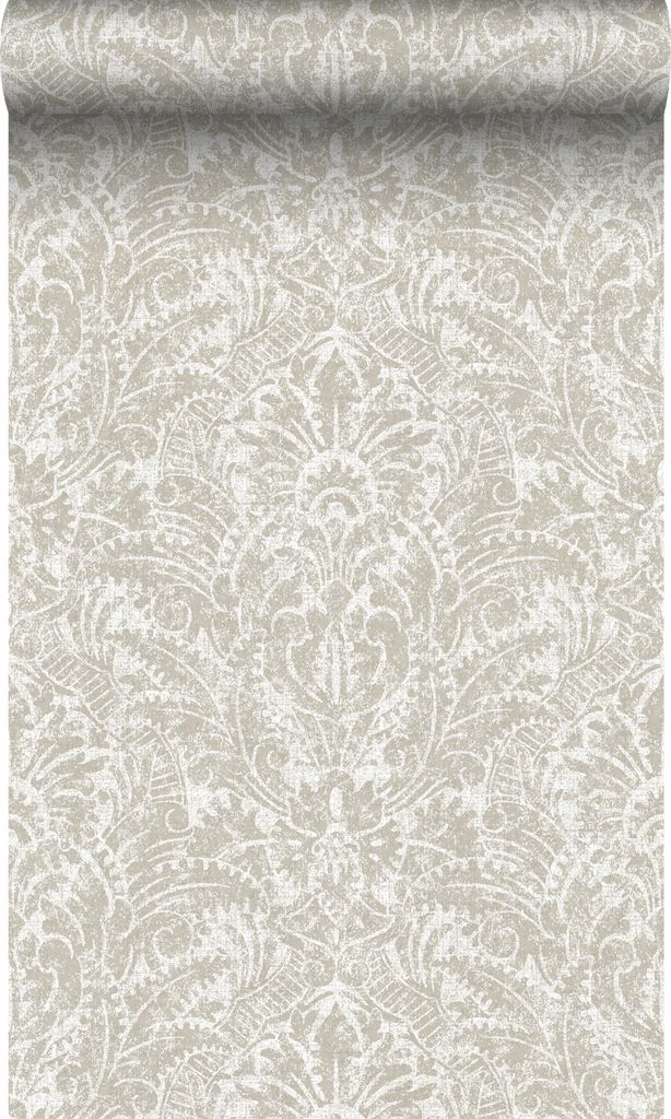 Origin Wallcoverings Tapete Ornamente Beigebraun 53 cm x 10.05 m