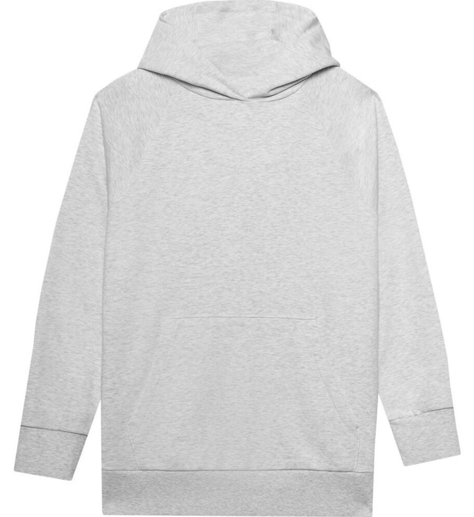 4F - "F0955" Kapuzenpullover Zum Überziehen für Damen PP159 (M) (Grau/Silber)