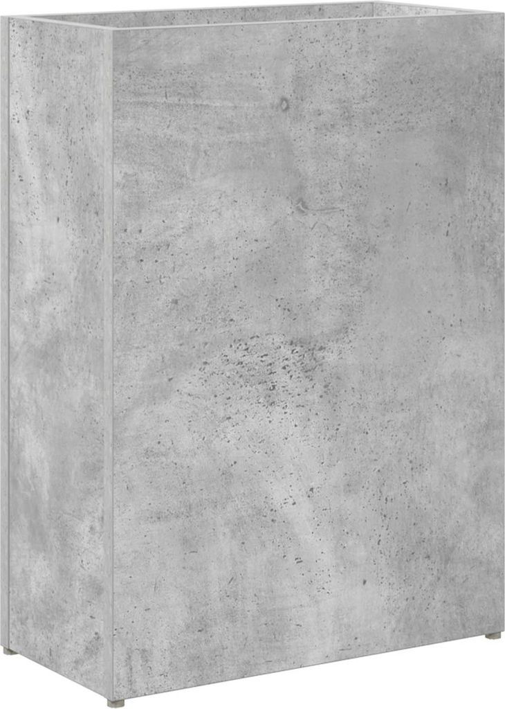 vidaXL Sonnenschirmhalter Beton Grau 40 x 20 x 55,5 cm Holzwerkstoff