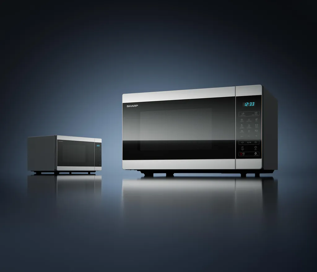 Four à Micro-ondes Combiné Gril Sharp 28 Litres Coloris Gris et Noir - 2