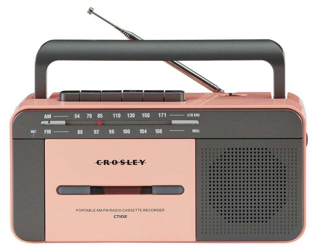 Kazetový přehrávač Crosley CT102A Rose Gold & Grey Obrázek produktu 