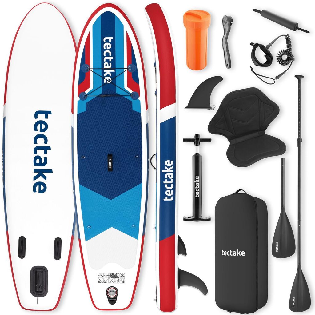 tectake® Stand-Up Paddle Board 2in1, aus Drop-Stitch Produktbild 