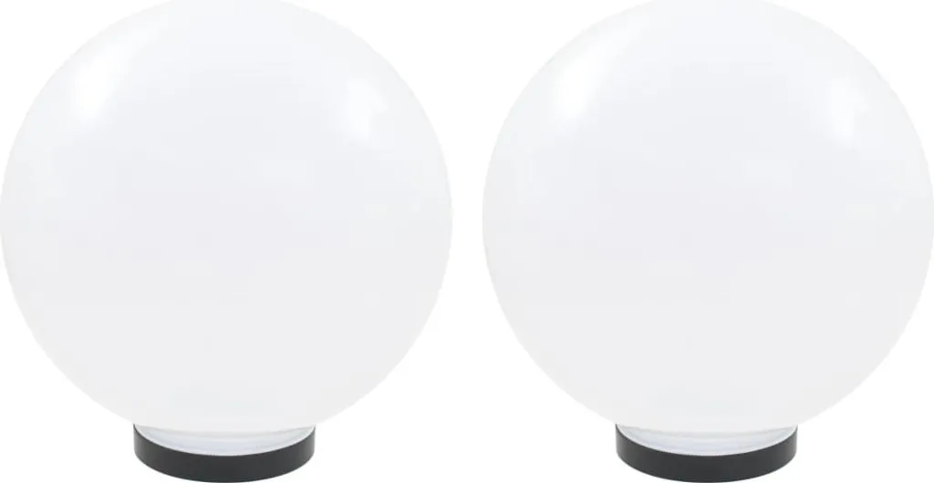 Offerta vidaXL 2 Luci Sfera 30 cm PMMA - Illuminazione Esterna Economica