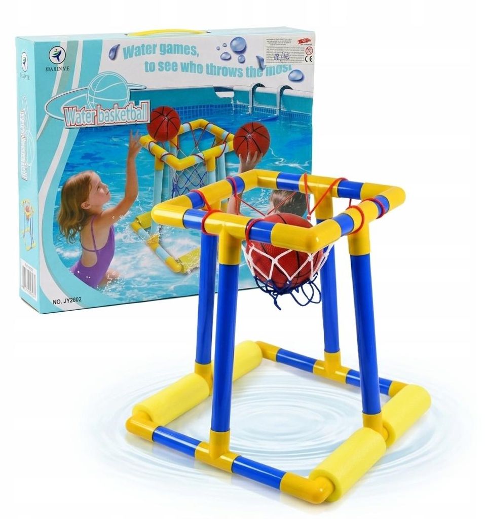 Wasserbasketball Set für Pool & Garten - Schwimmender Produktbild 