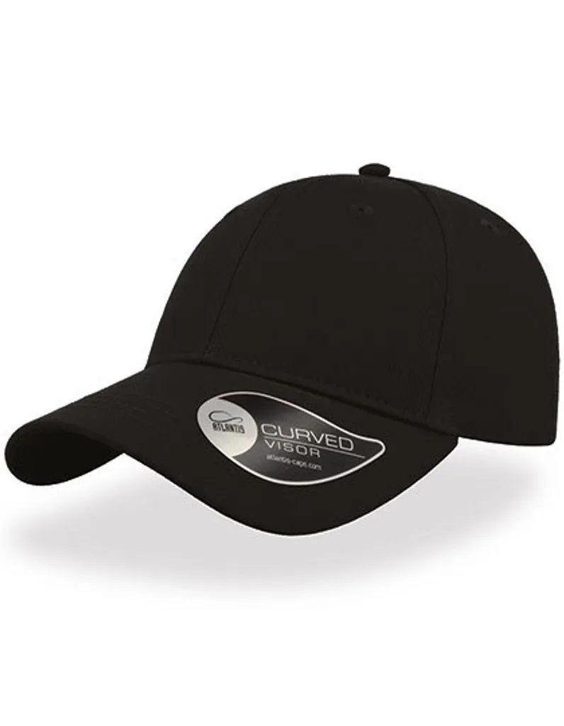 Cap Atlantis HITC Black 6-Panel | Visiera Curva Street Style