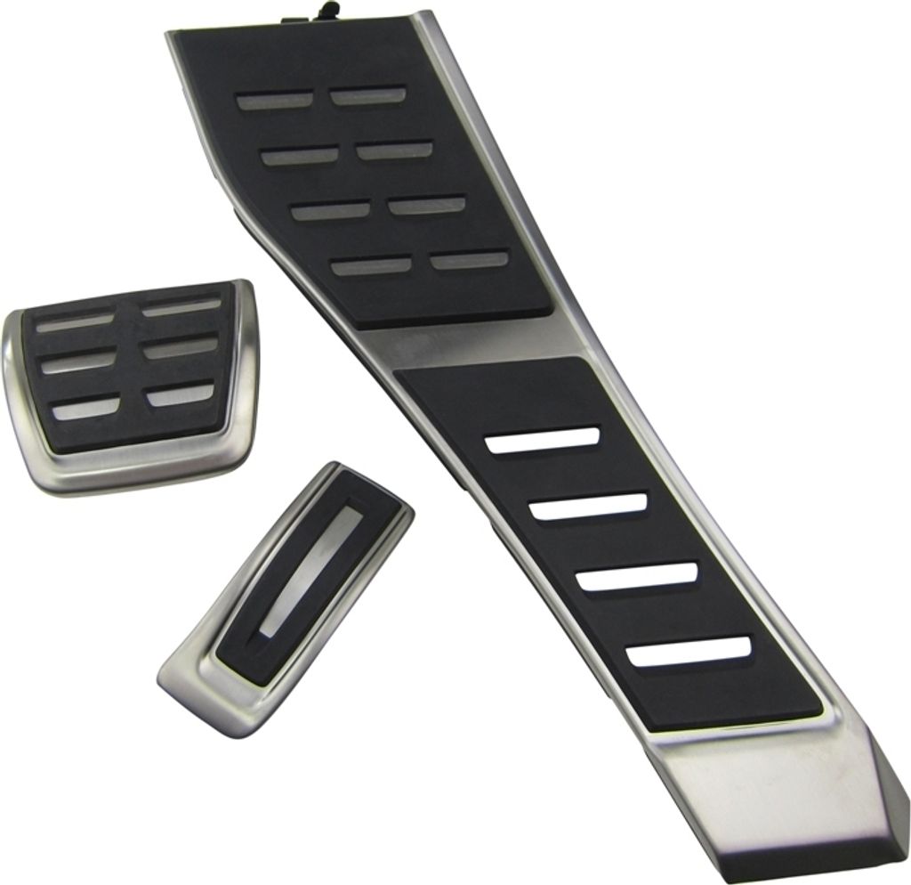 Original Audi Edelstahl Fußstütze Ablage + Pedale SET für Audi A8 S8 4H = RHD