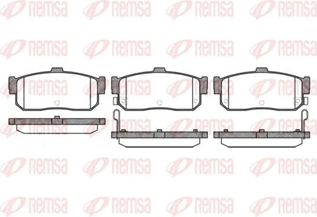 Freinage sécurisé pour Nissan Almera et Primera - REMSA 0366.22 OE