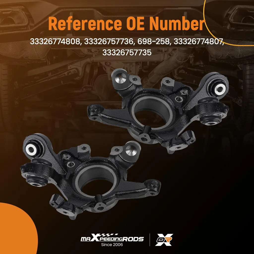 Paire de fusées d'essieu arrière pour BMW E90 E91 E92 E93 E81 E82 - 7