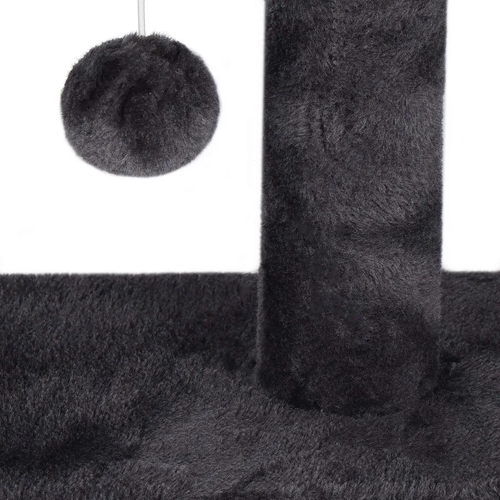 Arbre à chat compact Springos pour appartement avec maisonnette et sisal