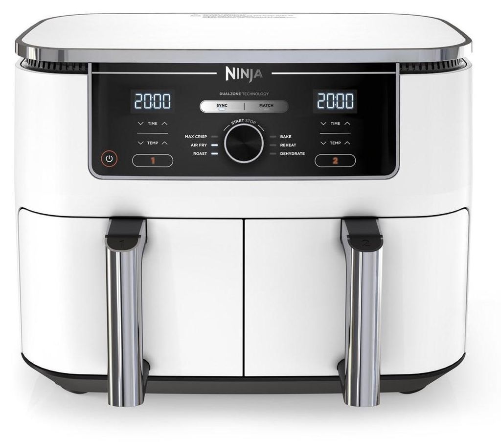 Ninja Dual Zone Max Heißluftfritteuse, 9,5 l, weiß Produktbild 