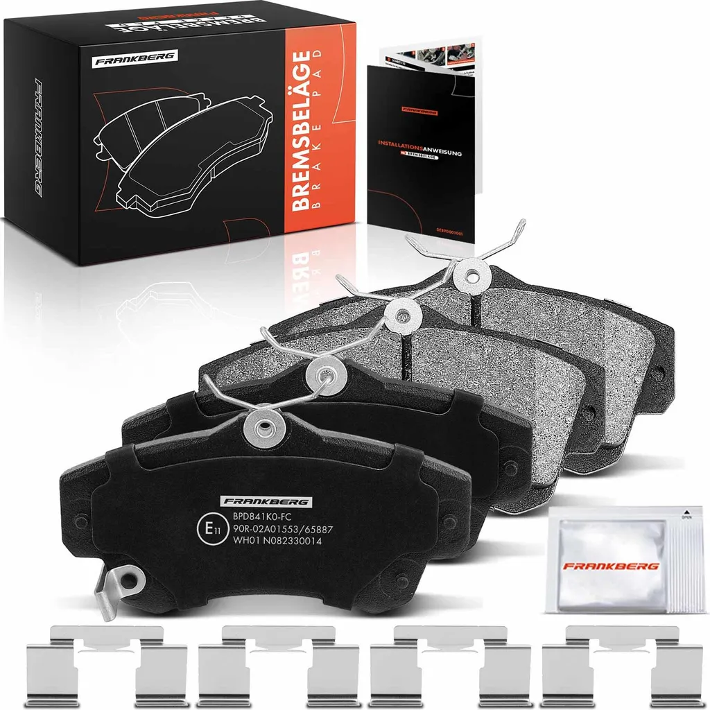 Plaquettes de Frein Avant pour Chrysler PT Cruiser Cabriolet 1.6-2.4L