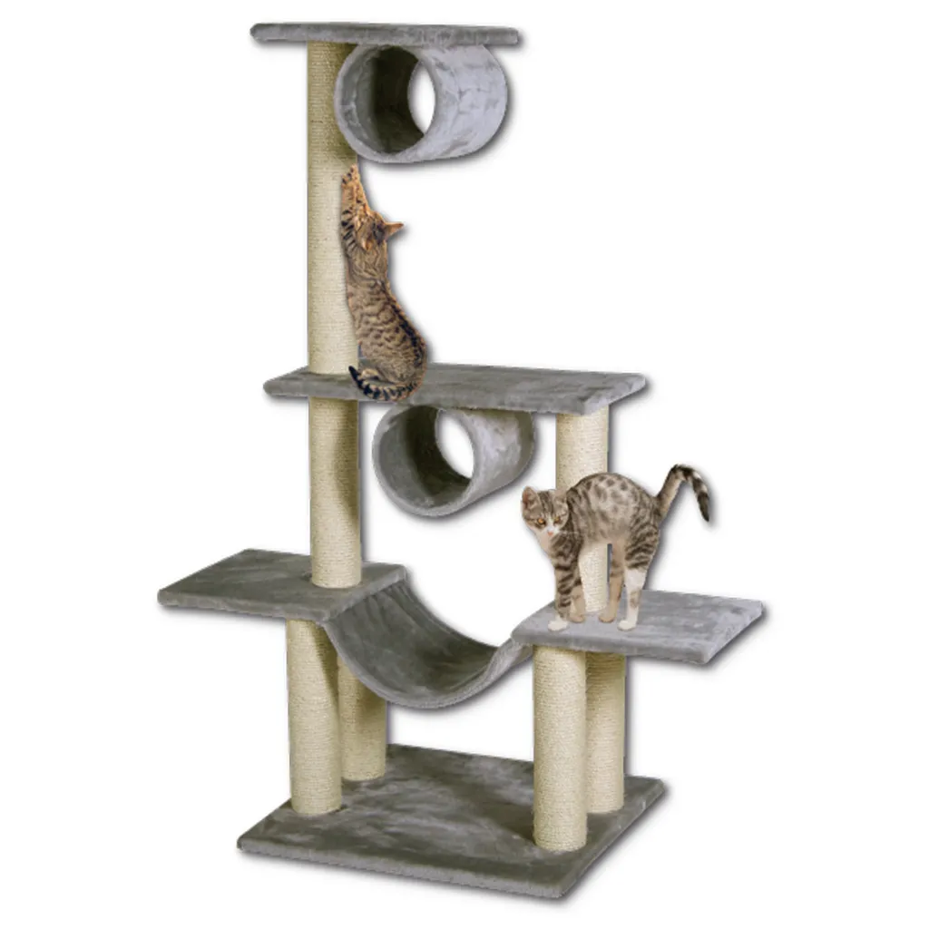 Tiragraffi MAGIC CAT Iveta Grigio 141 cm - Offerta Albero per Gatti