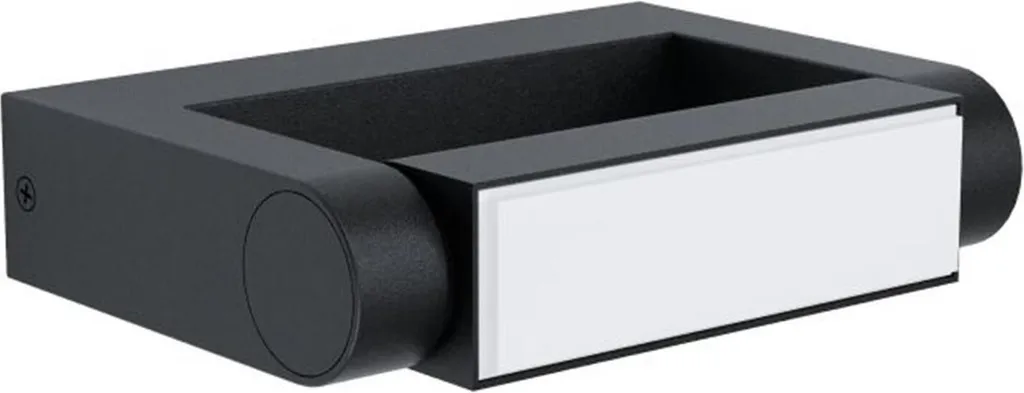 Éclairage extérieur LED pour façade Eglo Brianza pivotant noir IP44