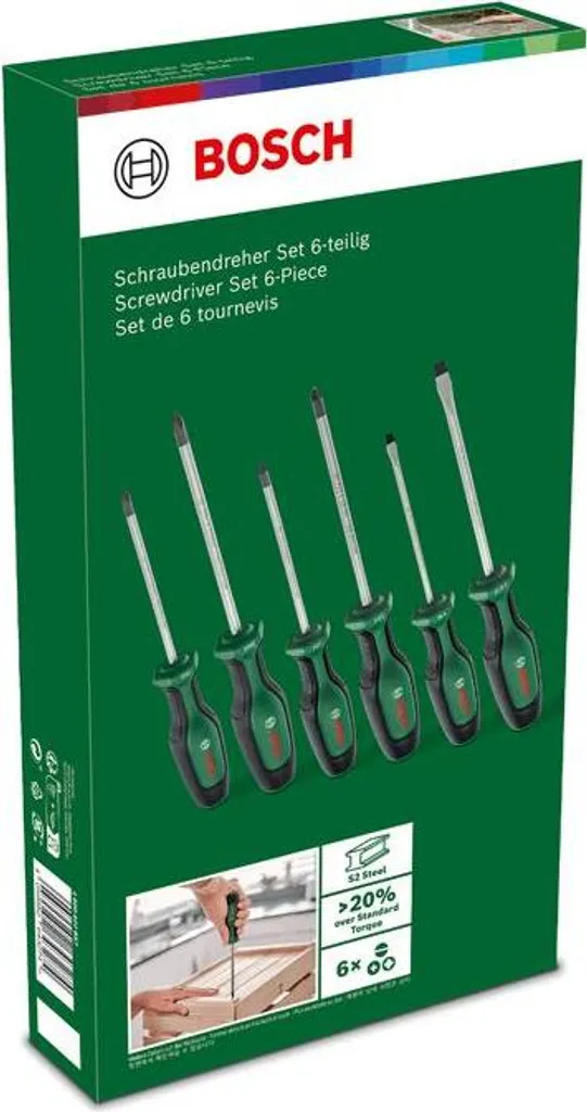 Set di cacciaviti BOSCH, 6 pezzi - 9