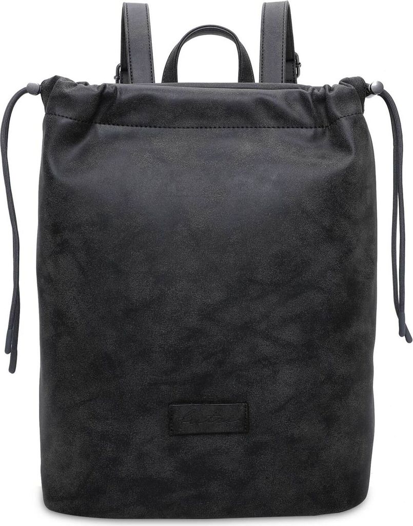 Fritzi aus Preußen Freizeitrucksack Rucksack Poppi06 Vintage Backpack Black Idol schwarz