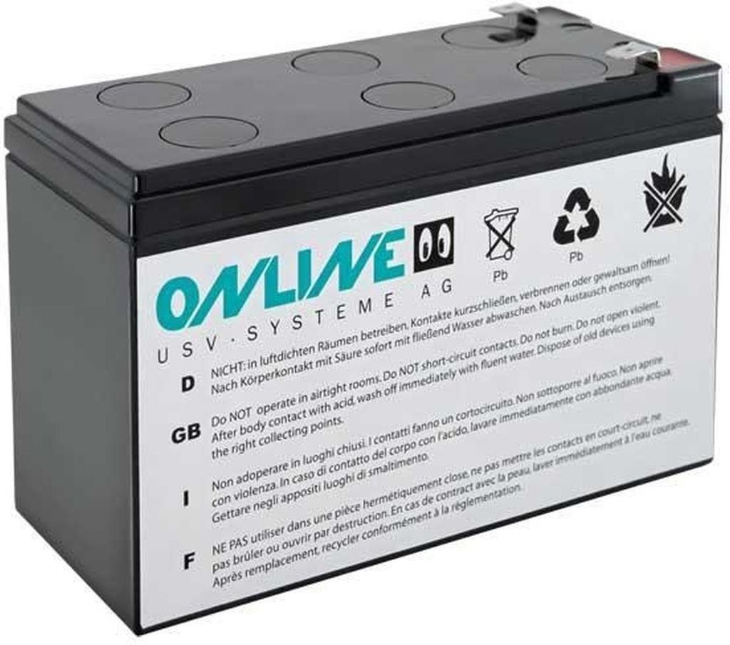 ONLINE USV-Ersatzbatterie für Zinto 1000 (2017)+++