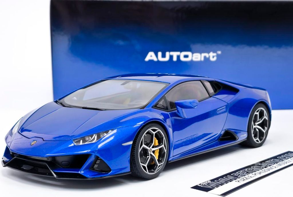 Lamborghini Huracan EVO 2019 Blu Nethuns AUTOart 1:18 Zdjęcie produktu 