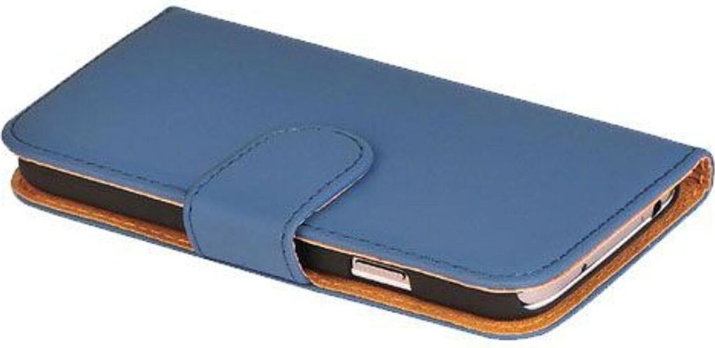 Schutzhülle Handytasche (Flip Quer) für Handy Apple iPhone 5 / 5s Dunkelblau