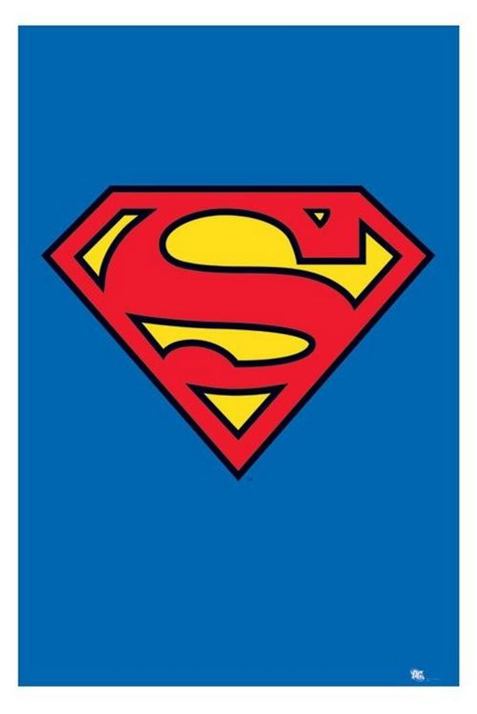 Superman - Logo - 61x91,5 cm - Poster Immagine del prodotto 