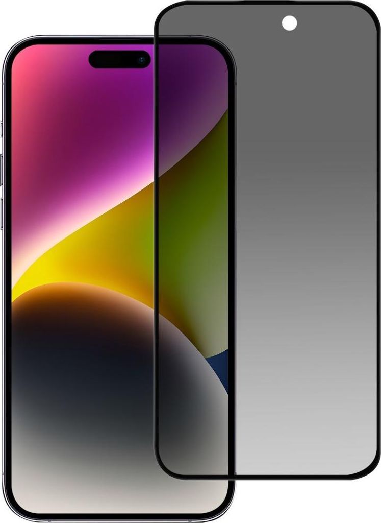 iPhone 15 Pro Displayschutz - Coverup Privacy Panzerglas - Transparent