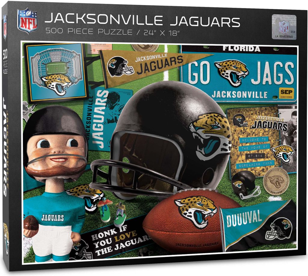 NFL Jacksonville Jaguars Retro Series Puzzle 500 Teile