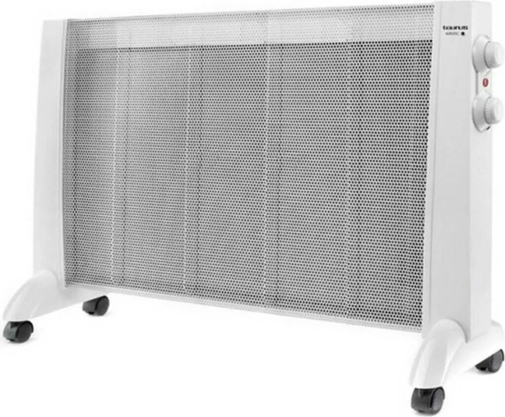 Radiateur rayonnant électrique 2400W blanc Taurus pour grand salon cosy