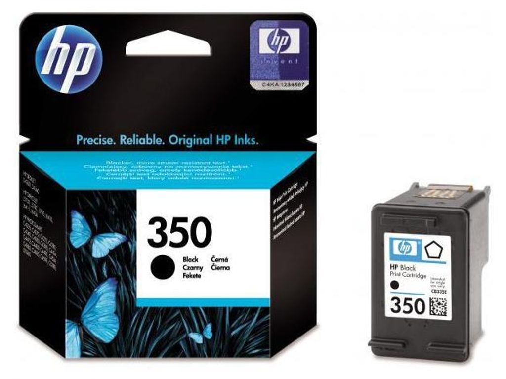 HP Originaltinte / Tinte CB335EE, HP 350, schwarz, 4,5ml Produktbild 