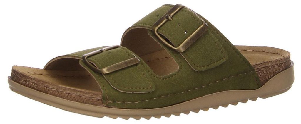 Fischer Markenschuhe Pantolette grün in Gr. 37