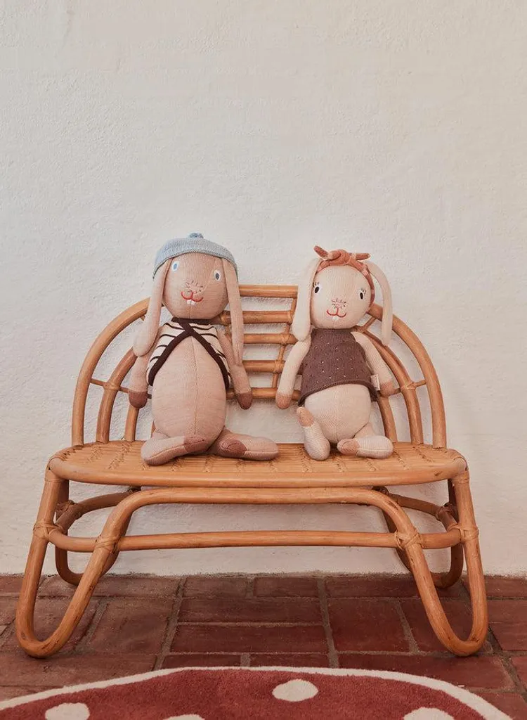 Peluche OYOY MINI Beige en Coton 37 cm - Texture Moelleuse et Durable - 2