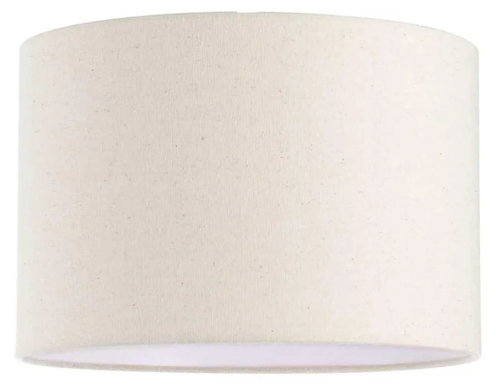Abat-jour en Tissu Beige D30 Ideal Lux SET UP 260440 Finition Cylindre