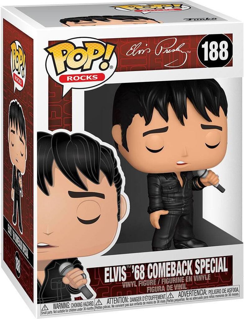 Elvis Presley - Elvis 68 Comeback Special 188 - Funko Pop! - Vinyl Figur