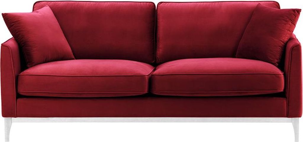Dreisitzer-Sofa Linara-Velluto 7-white