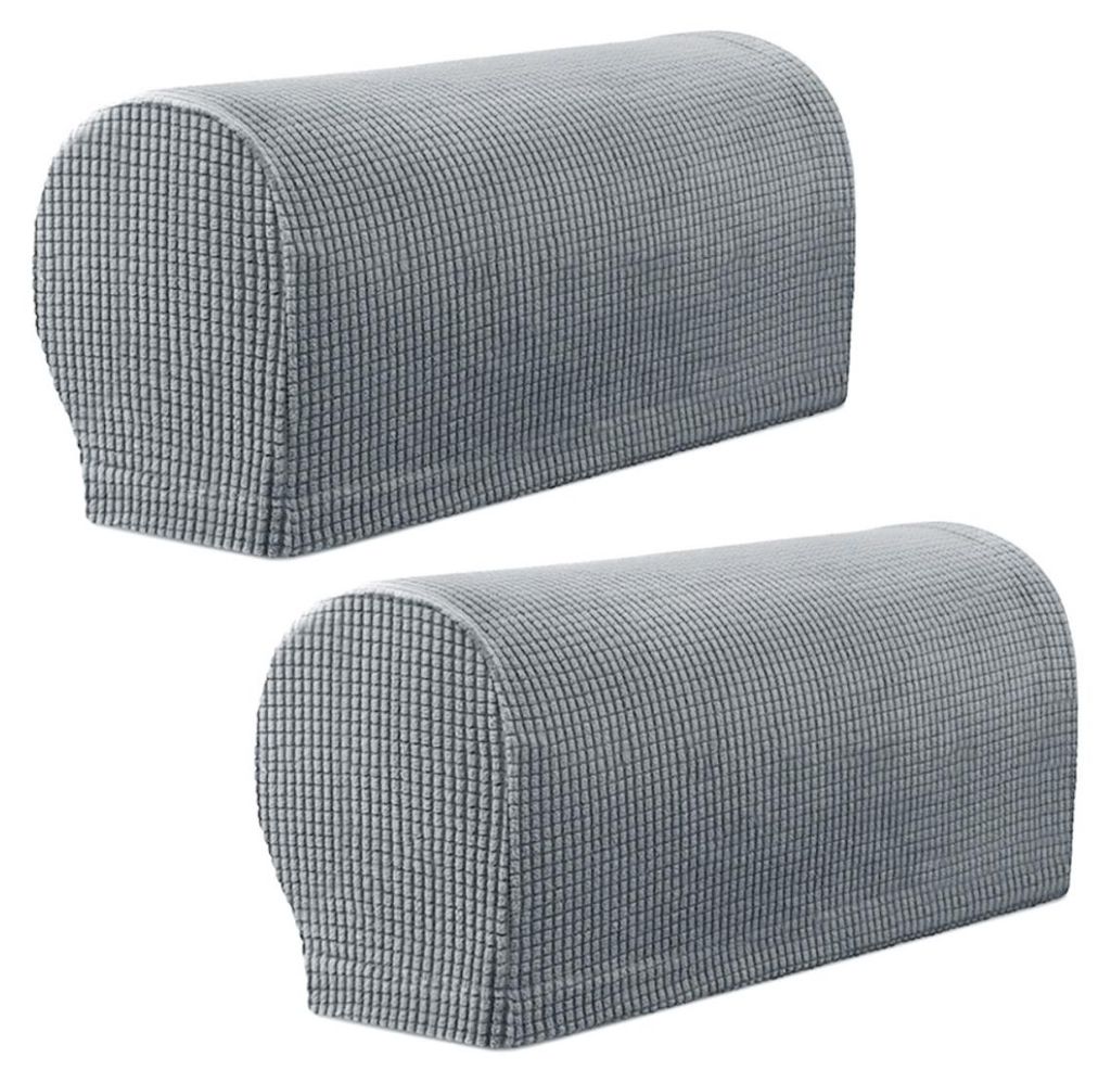 2x Armlehne Bezug Stretch - Wasserdicht, Antirutsch, Für Produktbild 