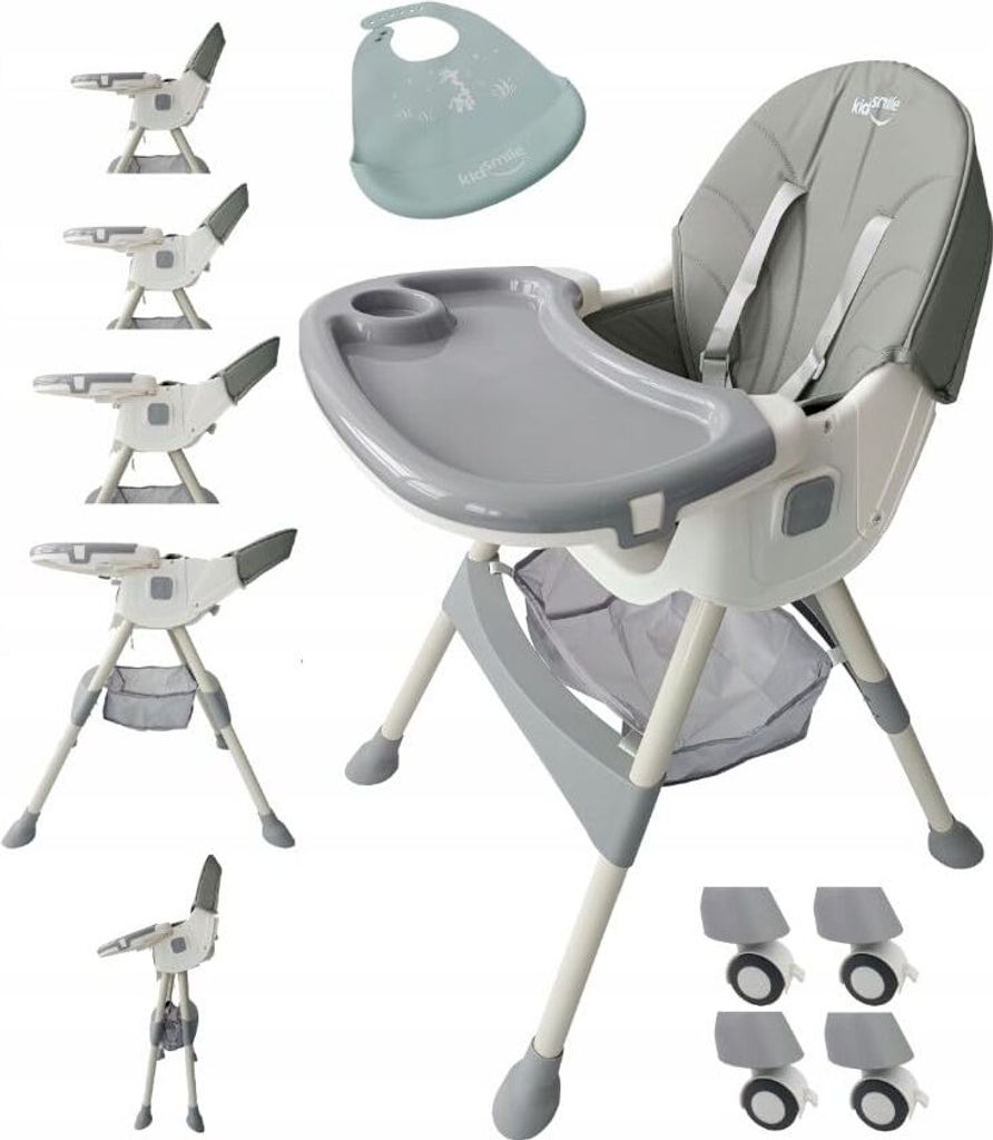 BDW, Chaise bébé 4en1, Chaise haute bébé à partir de 6 Image du produit 