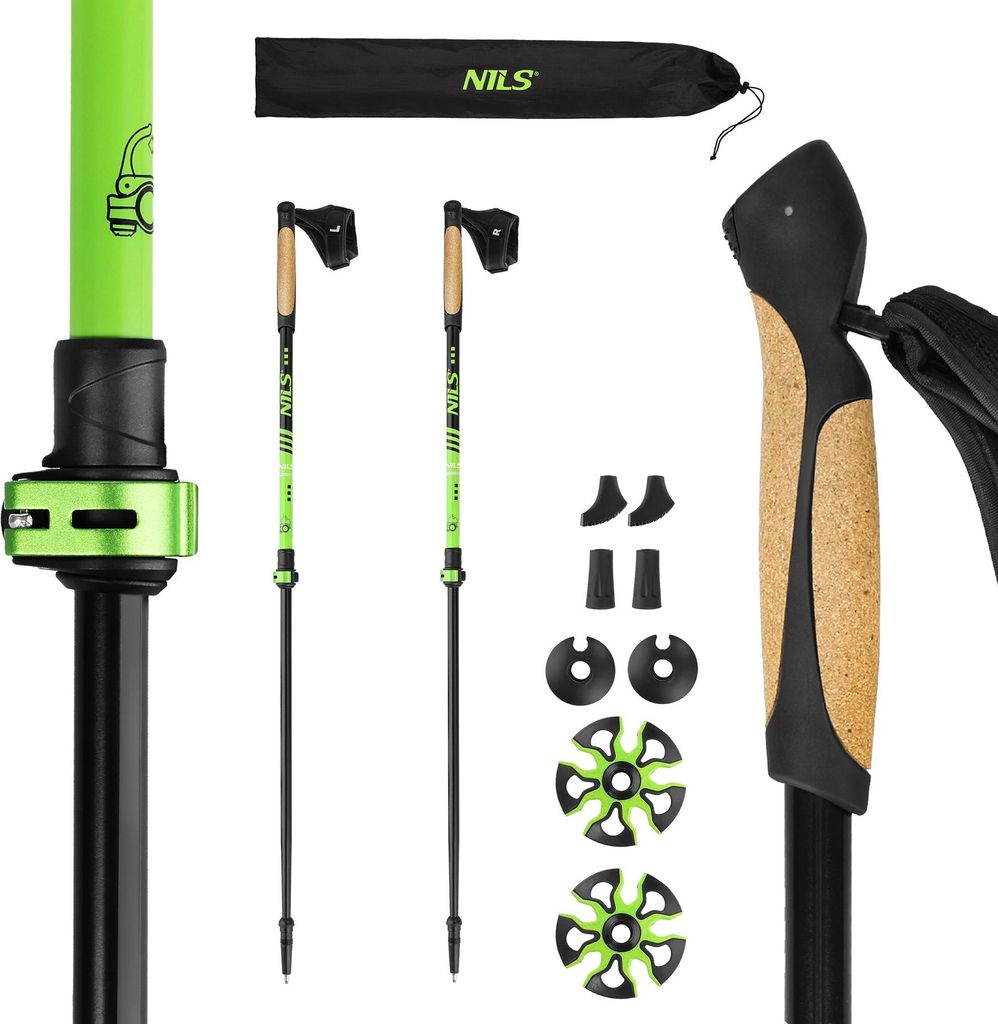Aluminium Nordic Walking Stöcke, Länge verstellbar