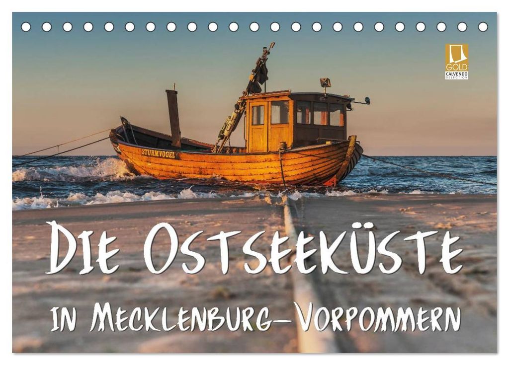 Die Ostseeküste in Mecklenburg-Vorpommern (Tischkalender 2027 DIN A5 quer), CALVENDO Monatskalender