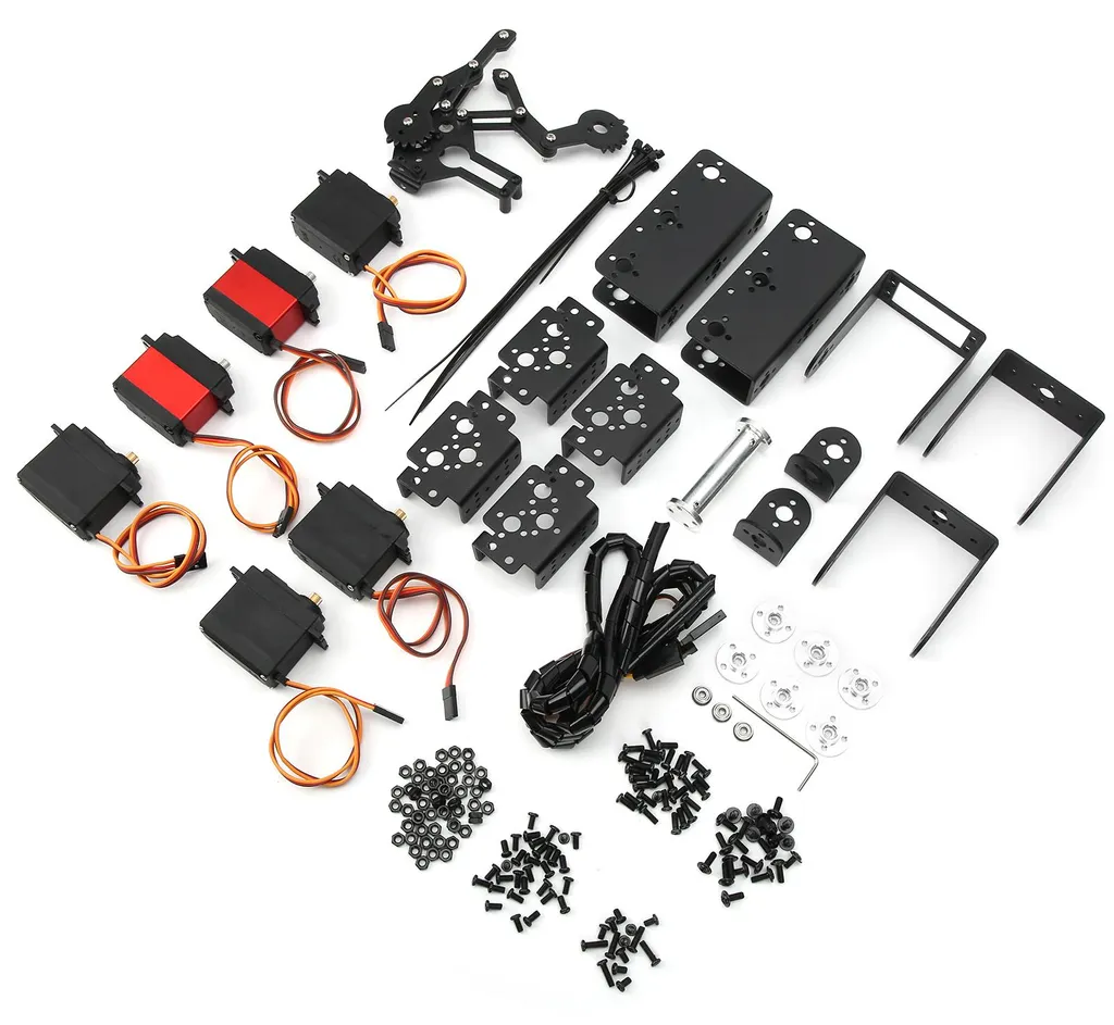 Mécanisme de bras articulé flexible, contrôle fluide robot 4264