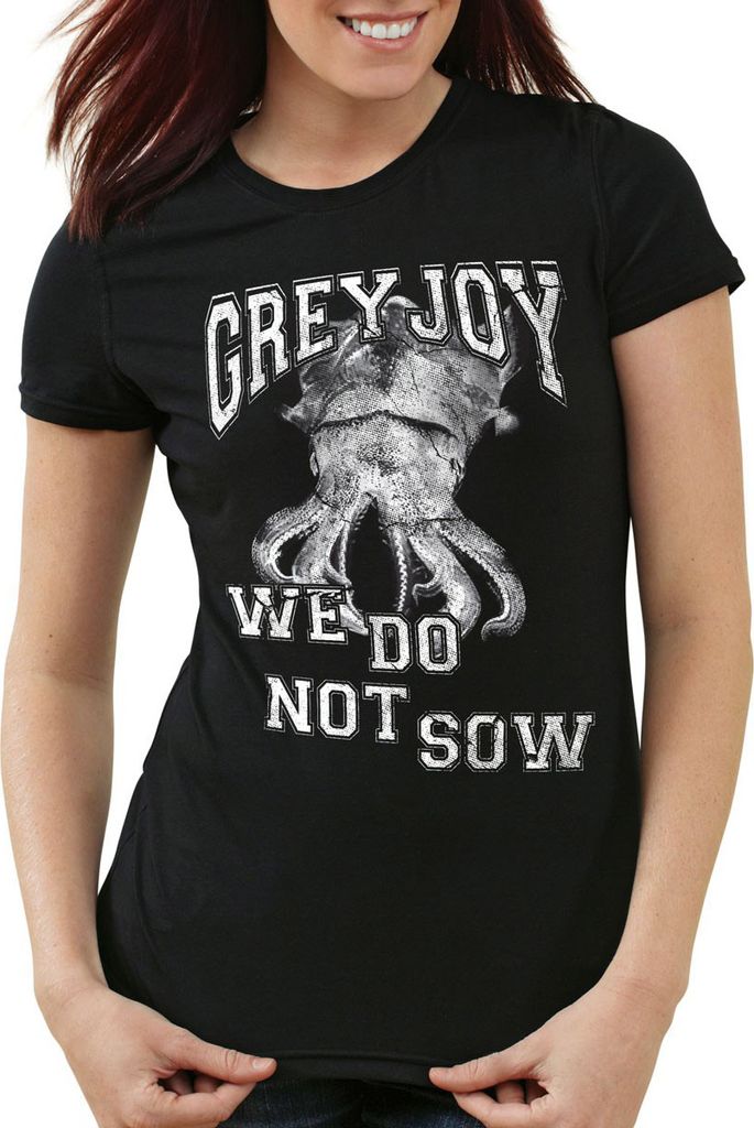 style3 Greyjoy - We do not sow College Damen T-Shirt, Produktbild 