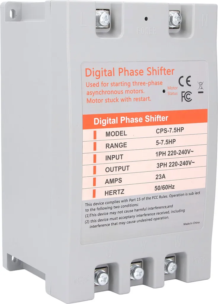 Convertisseur de Phase 7,5 CV : Solution pour Moteur Triphasé sur 220V - 2