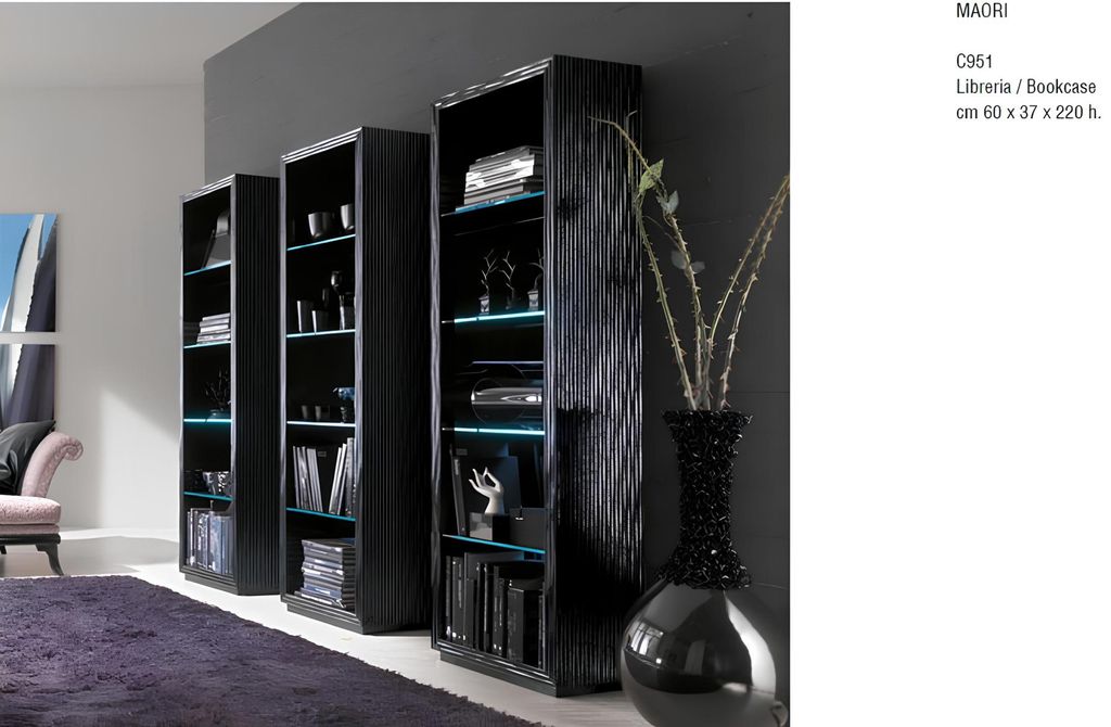 Wohn Zimmer Schränke Regale Bücher Schrank System Möbel Design Trenn Wand Regal
