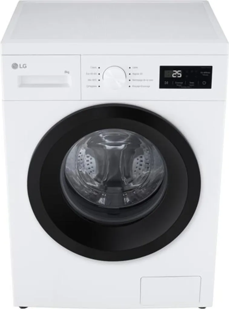 Machine à laver hublot LG F84N15WHS de 8kg - Soin du linge et moteur induction