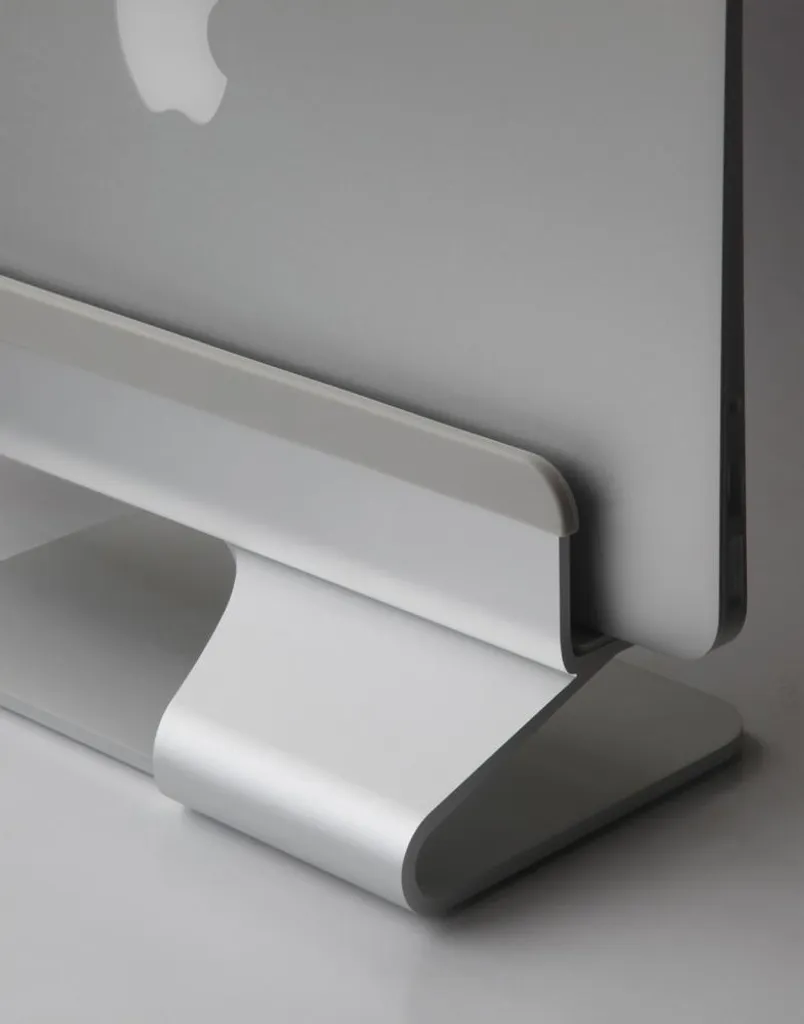 Support Vertical pour Ordinateur Portable MacBook Support Bureau Design