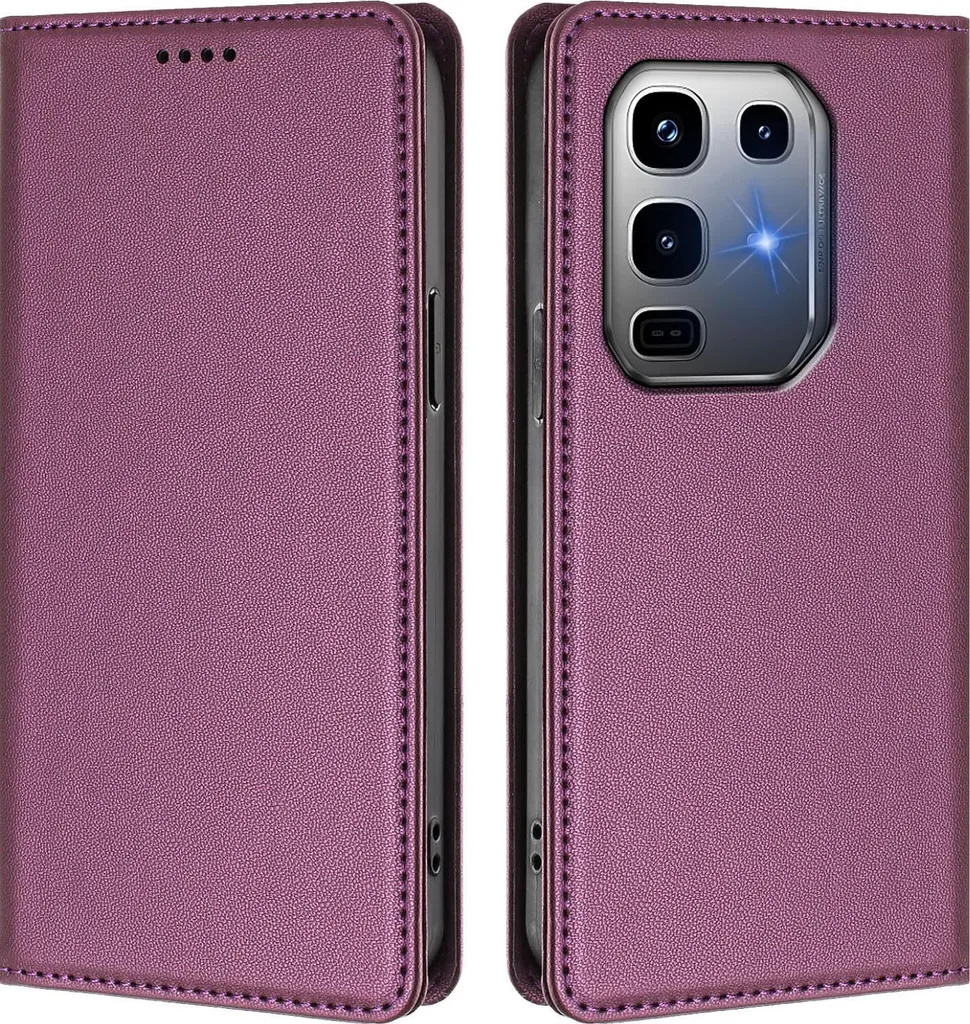 Cover Portafoglio Infinix Note 50 Pro+ 5G Viola con Supporto Stand