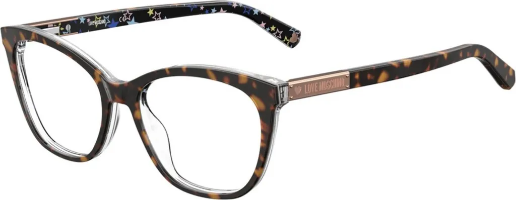 Lunettes Love Moschino MOL563 086 Havana 52/17/140 pour Femmes Élégantes