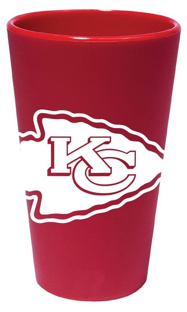 Kansas City Chiefs Silicone Pint Glass