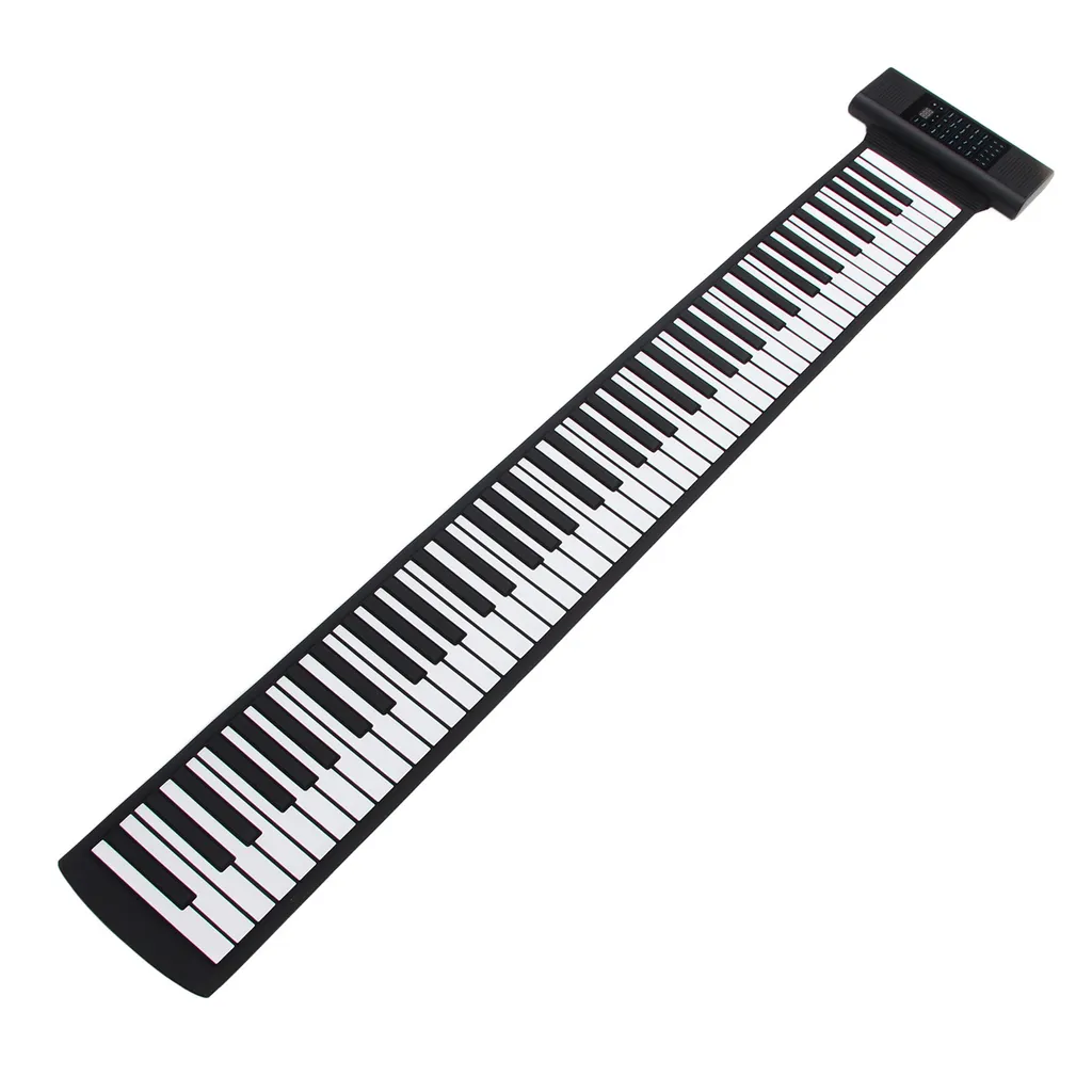 Piano à rouleau à main électronique rechargeable avec affichage LED - 6