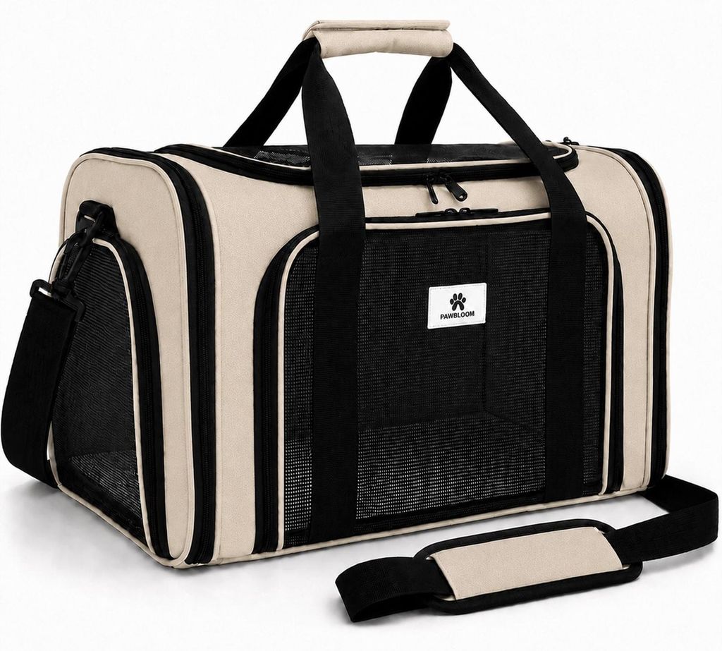 Verco Pawbloom Hundetragetasche Katzentragetasche faltbar Produktbild 