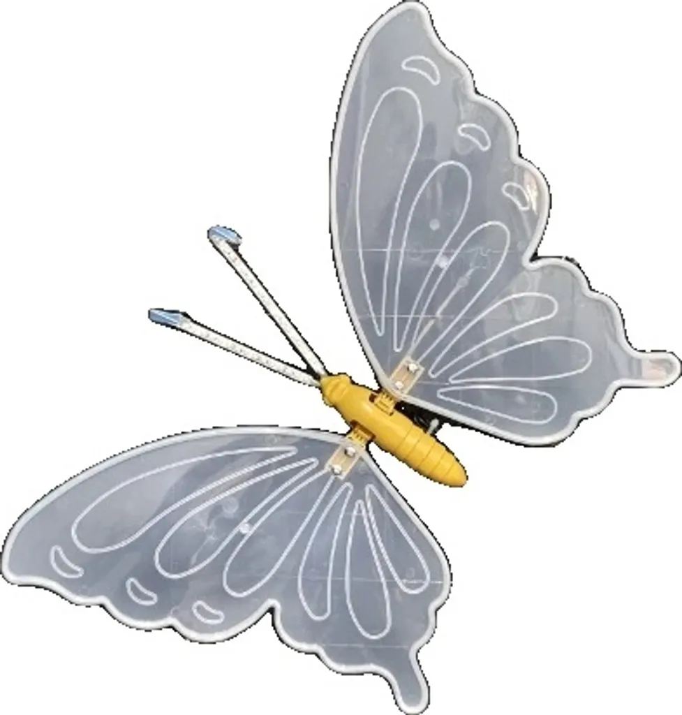Applique Murale Papillon LED Blanche 40cm, Éclairage Design Lot de 2