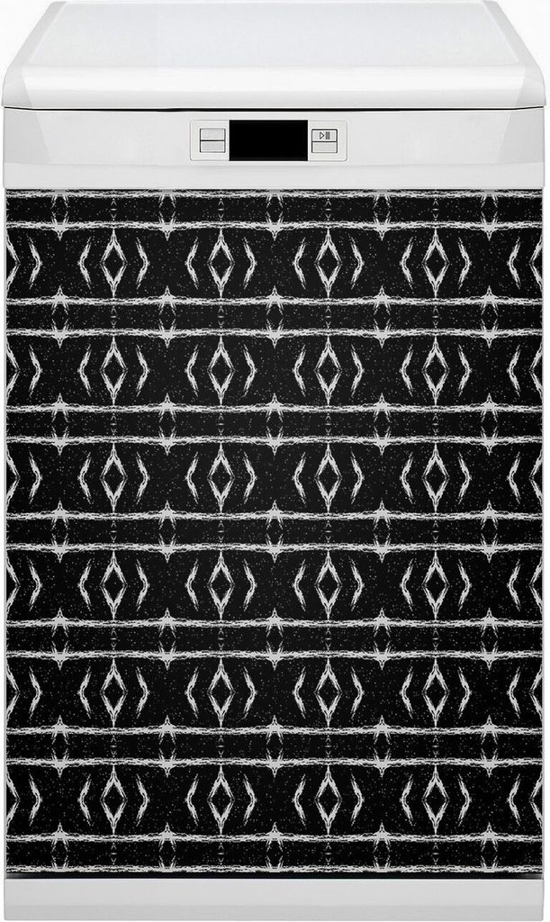 Küche Magnet für Spülmaschine Abwaschbar 45x80 cm Geschirrspüle - Schwarzes Zusammenfassung