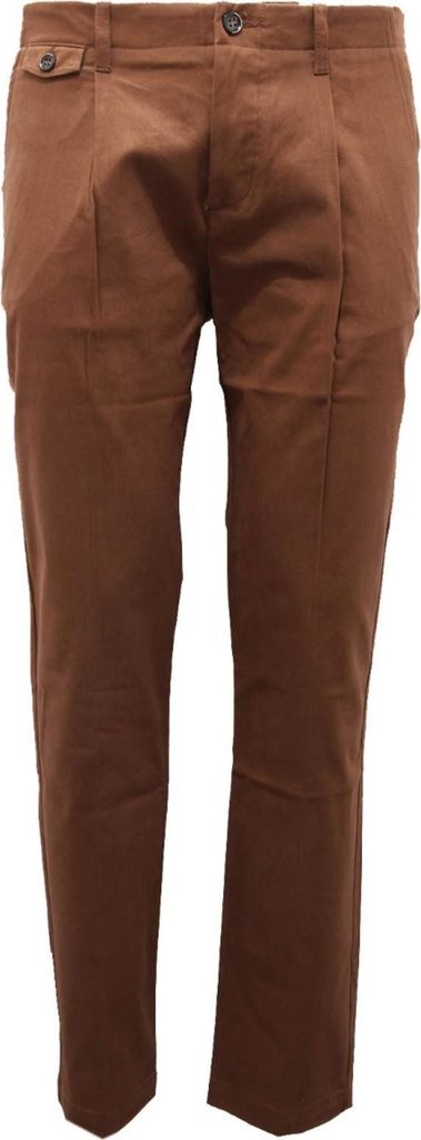 1626AI pantalone uomo PAOLO PECORA men Baumwolle brown trouser